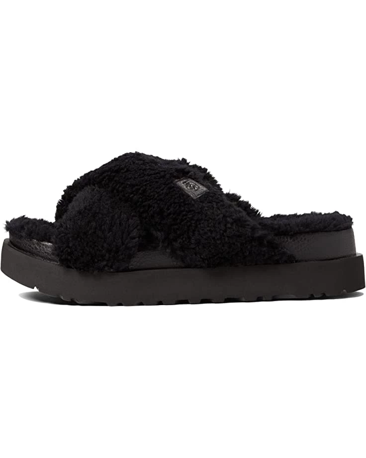 UGG Slippers Fuzz Sugar Cross Slide 6 UGG Slippers Fuzz Sugar Cross Slide - Image 4