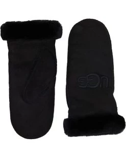 UGG Gloves Embroidered Water Resistant Sheepskin Mitten with Tech Palm