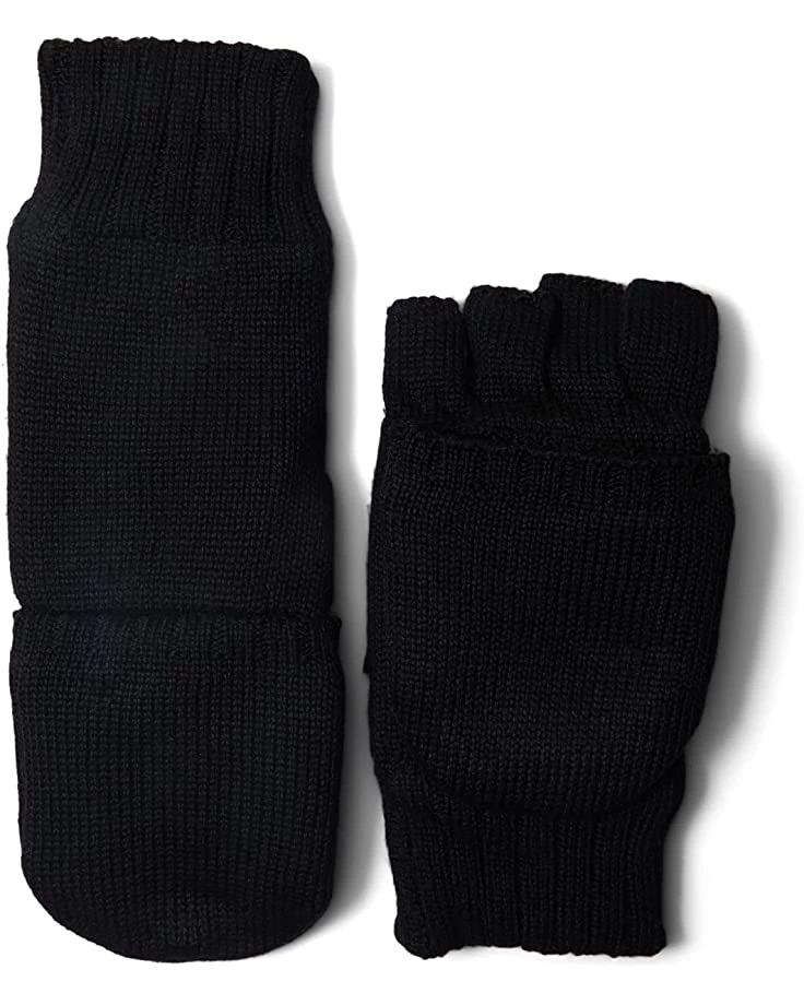 UGG Gloves Knit Flip Mitten with Leather Palm Patch 3 UGG Gloves Knit Flip Mitten with Leather Palm Patch