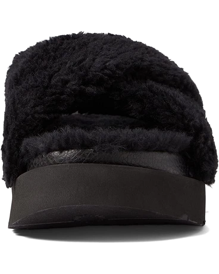UGG Slippers Fuzz Sugar Cross Slide 4 UGG Slippers Fuzz Sugar Cross Slide - Image 2