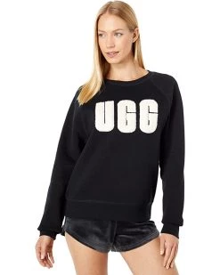 UGG Hoodies & Sweatshirts Madeline Fuzzy Logo Crew Neck T-Shirt