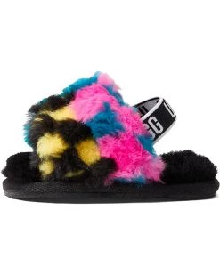 UGG Kids Slippers Fluff Yeah Slide Checks (Infant/Toddler) -Cheap UGG Store 718mN0U3hIL. AC SR736920