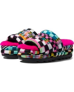 UGG Heels Maxi Checks Slide