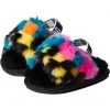 UGG Kids Slippers Fluff Yeah Slide Checks (Infant/Toddler) -Cheap UGG Store 71YObSimu7L. AC SR736920