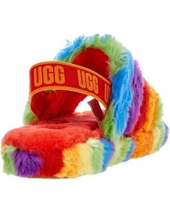 UGG Kids Slippers Fluff Yeah Slide Cali Collage (Little Kid/Big Kid) -Cheap UGG Store 71cis1Tr81S. AC SR736920