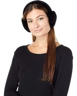 UGG Hats Water Resistant Sheepskin Earmuffs with Embroidered Logo