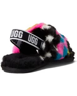 UGG Kids Slippers Fluff Yeah Slide Checks (Toddler/Little Kid) -Cheap UGG Store 71tX2mZGp3L. AC SR736920