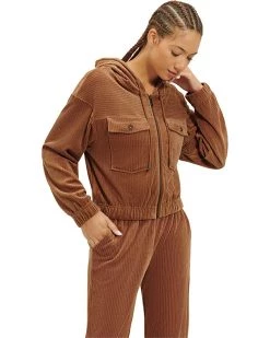 UGG Coats & Outerwear Julissa Knit Courduoy Bomber Jacket