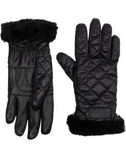 UGG Quilted Performance Tech Gloves with Sherpa Lining