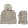 UGG Kids Hats Knit Hat with Faux Fur Pom and Knit Mittens Set (Toddler/Little Kids) -Cheap UGG Store 81ei7cez8qL. AC SR736920