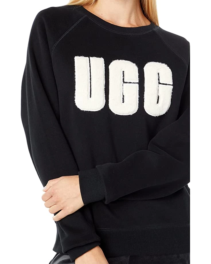 UGG Hoodies & Sweatshirts Madeline Fuzzy Logo Crew Neck T-Shirt 5 UGG Hoodies & Sweatshirts Madeline Fuzzy Logo Crew Neck T-Shirt - Image 3